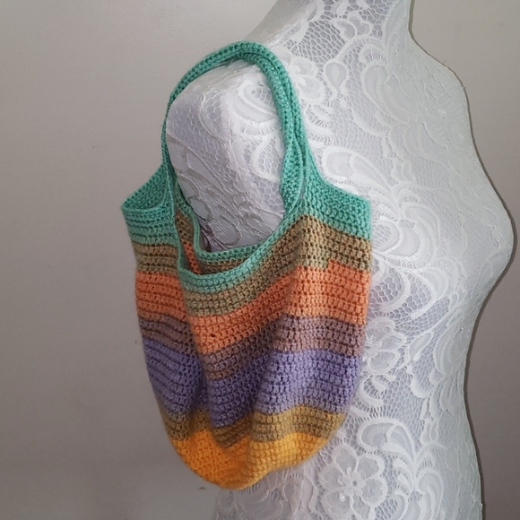 🧶Handmade ombre shoulder bag - Picture 1 of 4